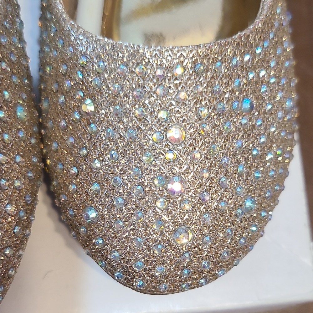 Dream Pairs Glittery Silver Kids Dress Shoes - Picture 5 of 6